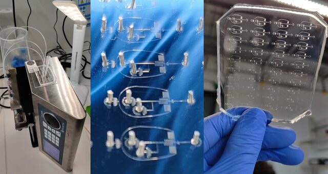 Soft micro robots fabrication