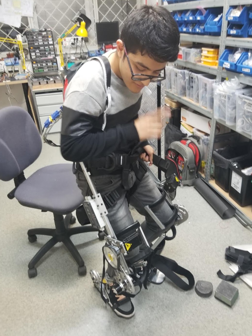 Lower-Extremity Exoskeleton test
