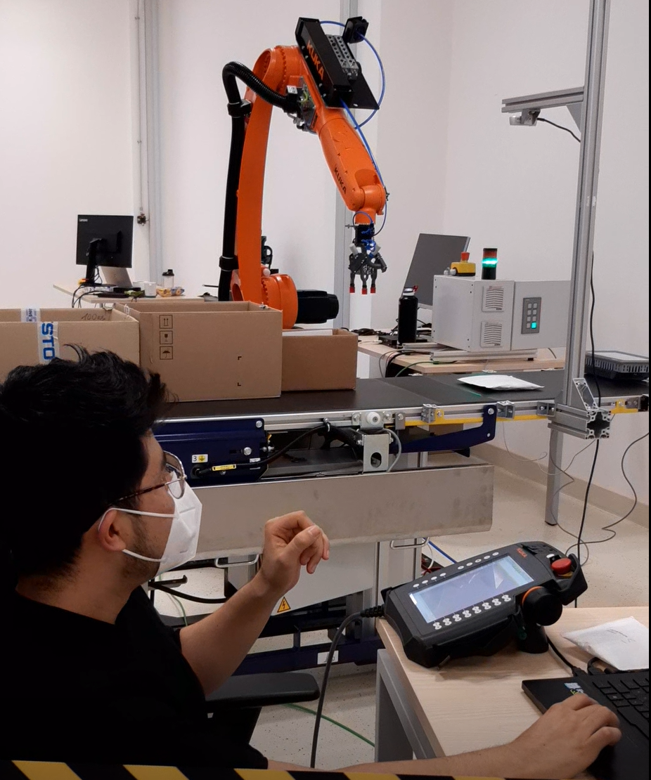 Robot pick and place demo